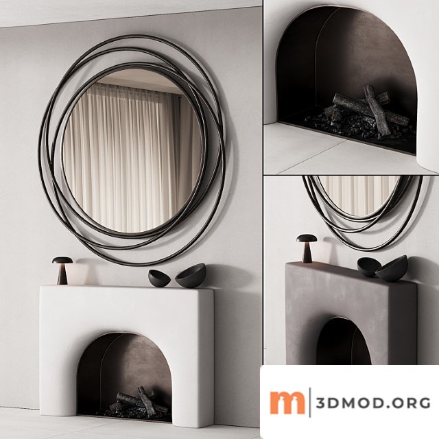 154 fireplace decorative wall kit 03 smooth soft fireplace 00