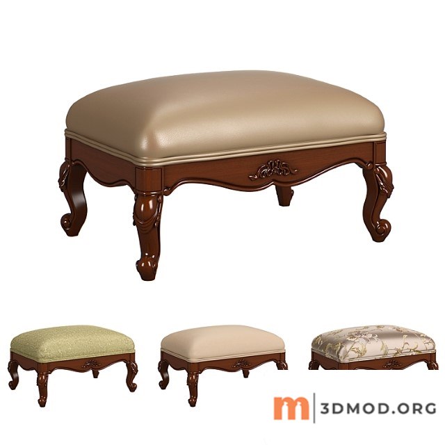 230 1 Carpenter Casual Chair Foot Stool 683x483x305
